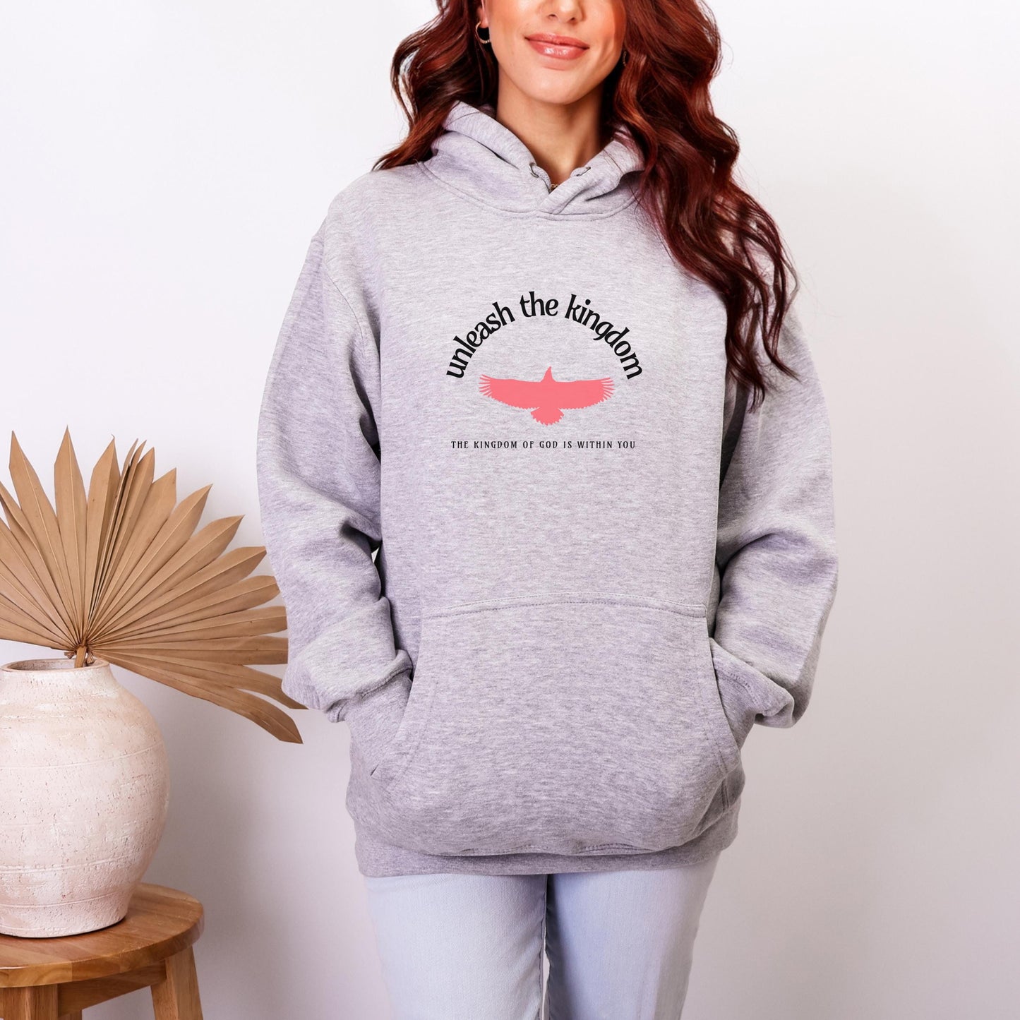 Lane Seven Christian Hoodie – Unleash the Kingdom Hoodie – Trendy Christian Apparel – Women's Faith Apparel - Matthew 16:19