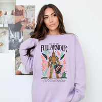 Armor of God Comfort Colors Sweatshirt, Women's Faith Apparel, Women’s Comfort Colors Sweatshirt, Christian Faith Sweater, Ephesians 6:11