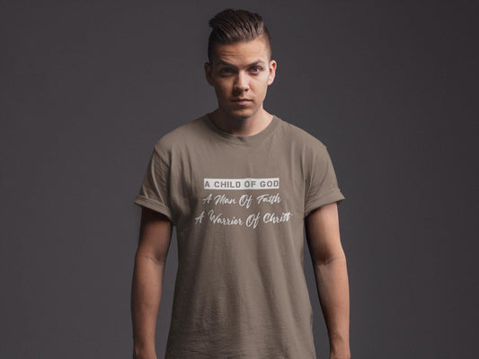 Child of God T-Shirt | Men's Christian Faith Tee | Gift for Christian Man | Trendy Christian Apparel | Gift For Youth Pastor