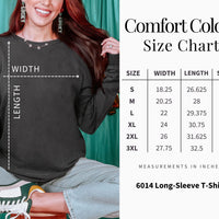 Women’s Christian Long Sleeve Shirt, Comfort Colors Christian Long Sleeve Shirt