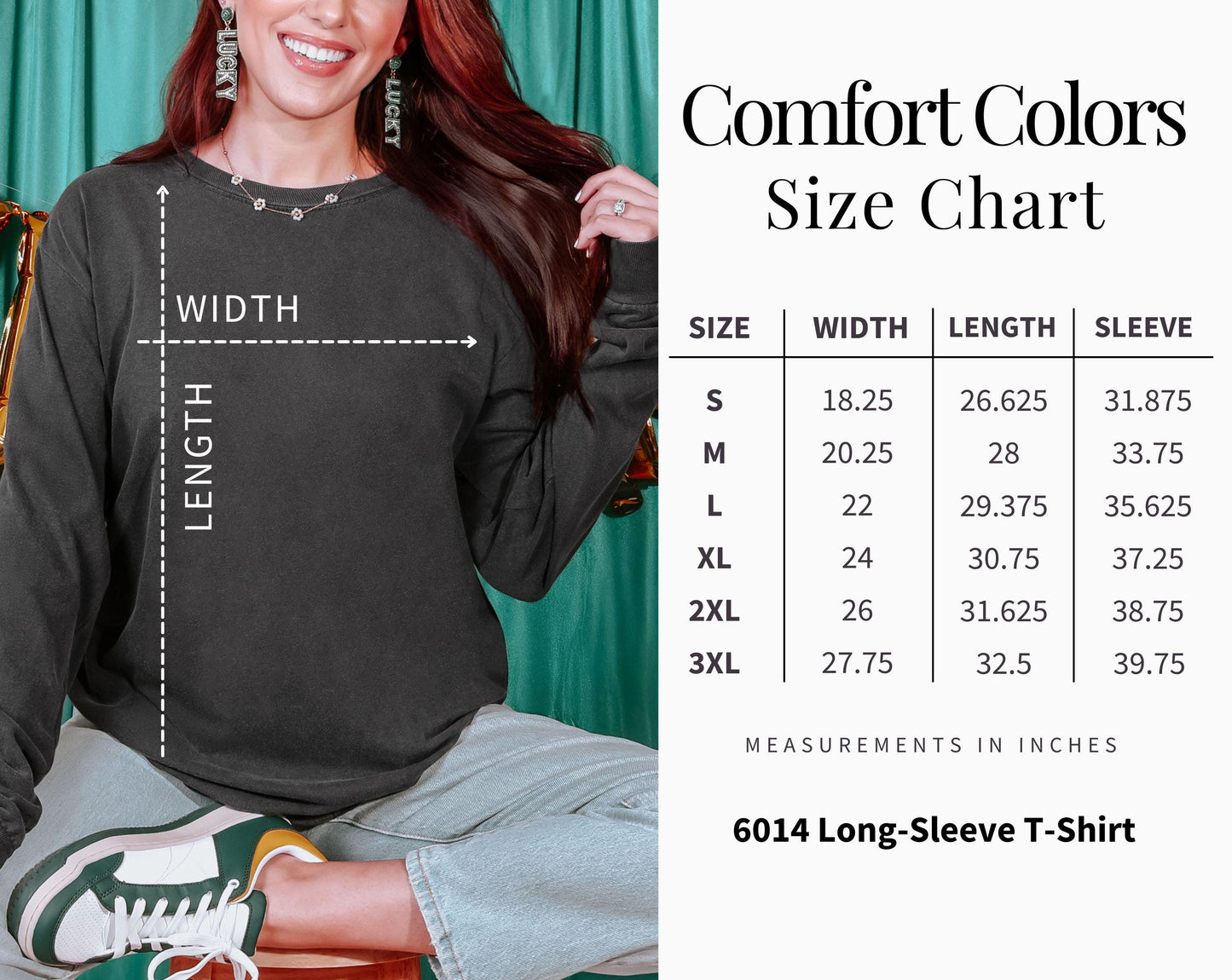 Women’s Christian Long Sleeve Shirt, Comfort Colors Christian Long Sleeve Shirt