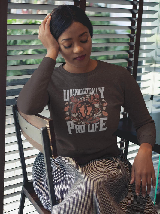 Pro Life Sweatshirt | Christian Crewneck | Christian Faith Apparel | Faith Based Gift