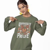Pro Life Sweatshirt | Christian Crewneck | Christian Faith Apparel | Faith Based Gift