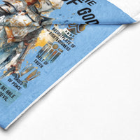 Armor of God Velveteen Plush Blanket | Faith Warrior Blanket | Faith Warrior Velveteen Plush Blanket