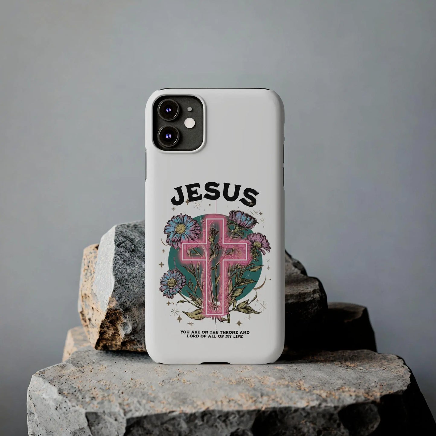 Jesus Christian Phone Case | Jesus Phone Cover | Cute Faith Phone Case | Religious iPhone & Samsung Case | Faith Gift for Her