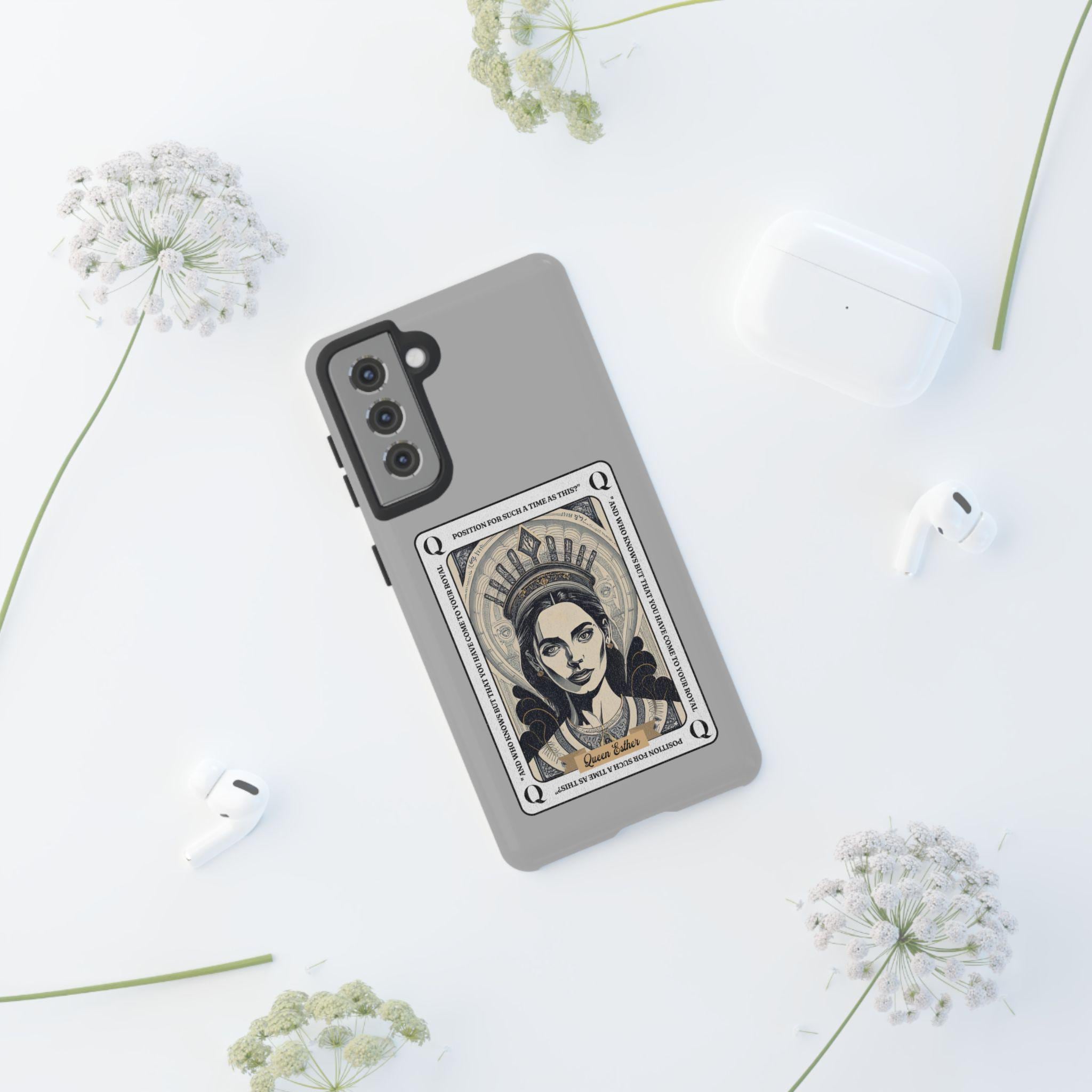 Queen Esther Cell Phone Case, Christian Cell Phone Cover, Religious Gift, Christian Accessories, Faith Inspired Phone Shell