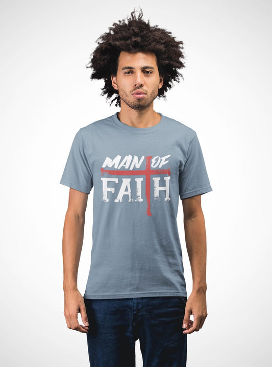 Man of Faith T-shirt | Trendy Christian Men's Apparel