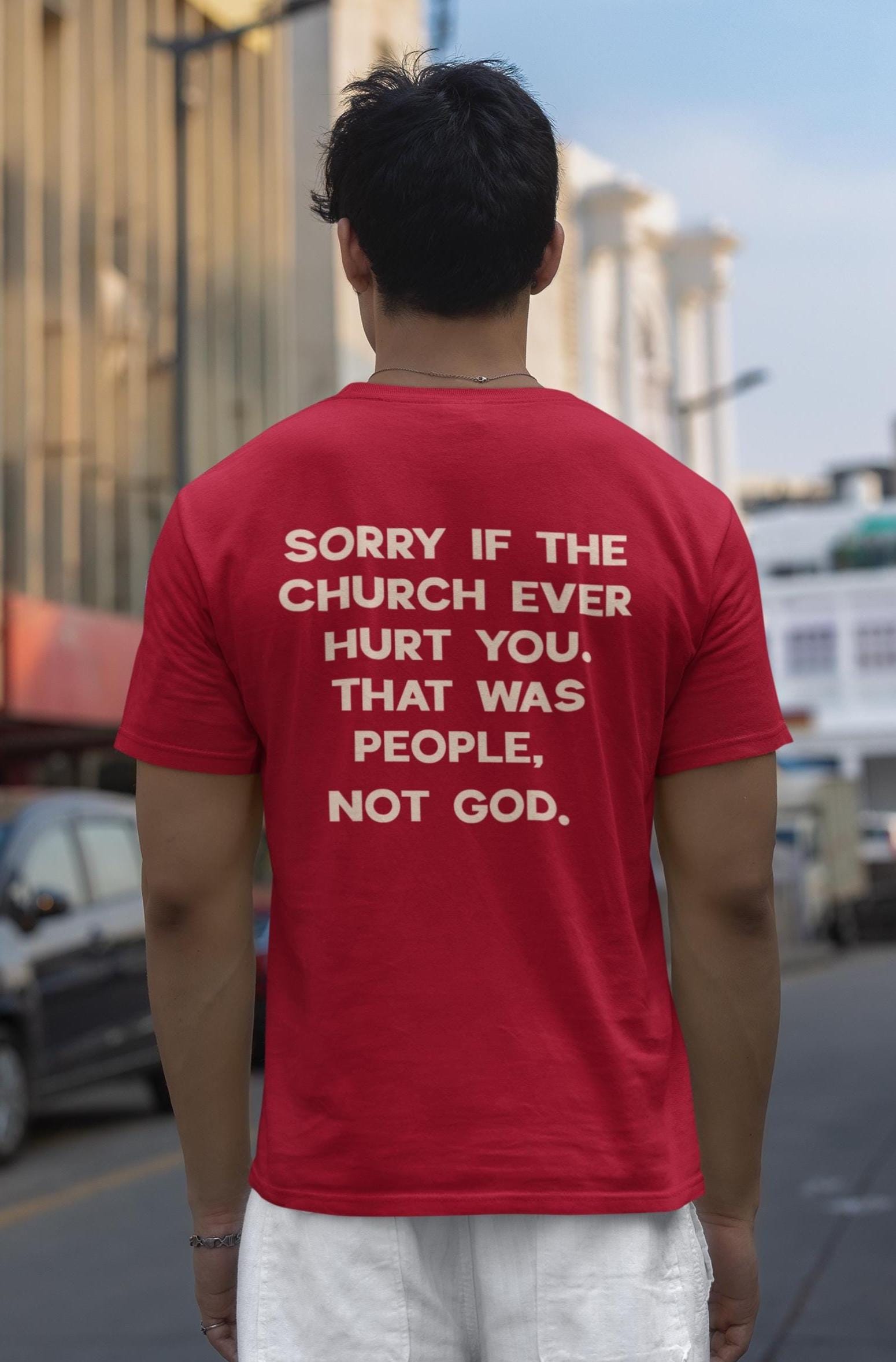 Trendy Men's Church Shirt, Christian T-Shirt for Men, Gift For Christian Friend, Youth Pastor Shirt