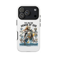 Christian Phone Case with Bible Verse, iPhone 17 16 15 14, Armor of God, Jesus God Phone Case, Christian Tech Accessories