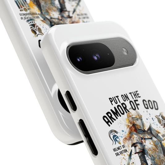 Christian Phone Case with Bible Verse, iPhone 17 16 15 14, Armor of God, Jesus God Phone Case, Christian Tech Accessories