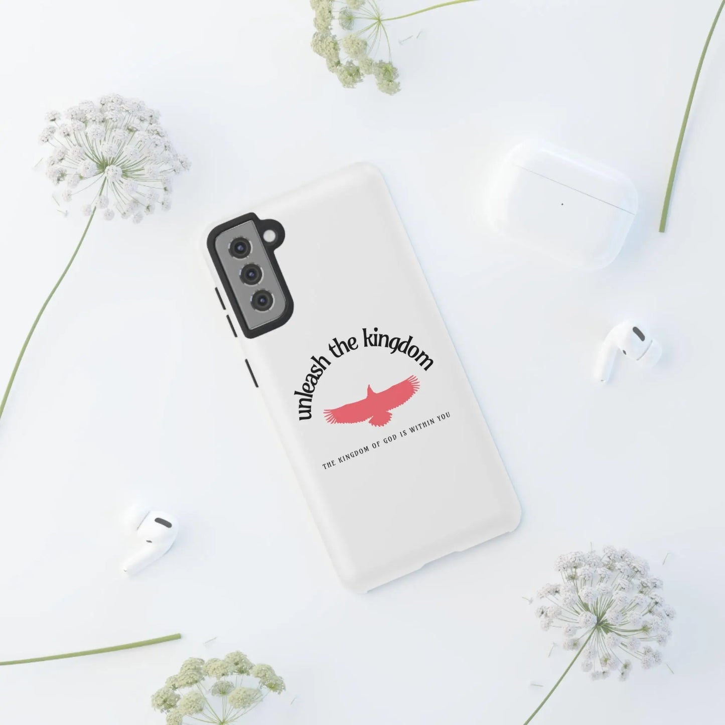 Christian Phone Case, Stylish Phone Covers, Durable Mobile Cases, Christian Gifts, Psalm 91, Romans116