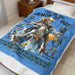 Armor of God Velveteen Plush Blanket | Faith Warrior Blanket | Faith Warrior Velveteen Plush Blanket