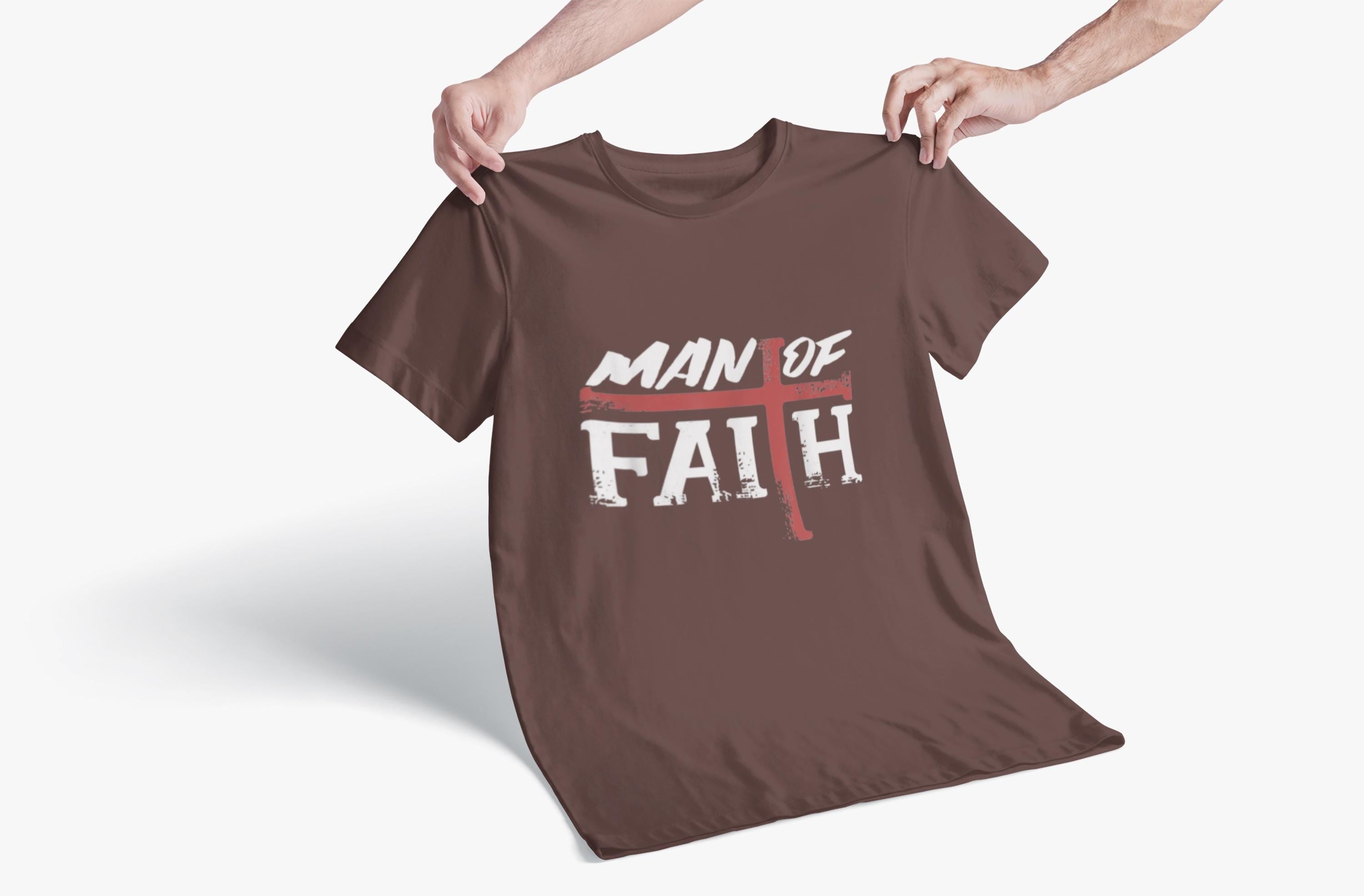 Man of Faith T-shirt | Trendy Christian Men's Apparel