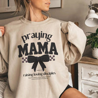 Praying Mama sweatshirt, Christian mom faith shirt, Cute Christian Mom apparel, Trendy Christian Mom Shirt, New Mom Gift