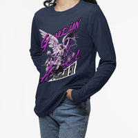 Guardian Angel Long Sleeve Tee | Christian Crewneck | Trendy Religious Apparel | Romans116