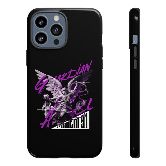 Guardian Angel Phone Case, Christian Phone Case, Stylish Phone Covers, Durable Mobile Cases, Christian Gifts, Psalm 91, Romans116