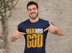 Man of God T-Shirt, Men's Christian Faith Tee, Cross Graphic Shirt