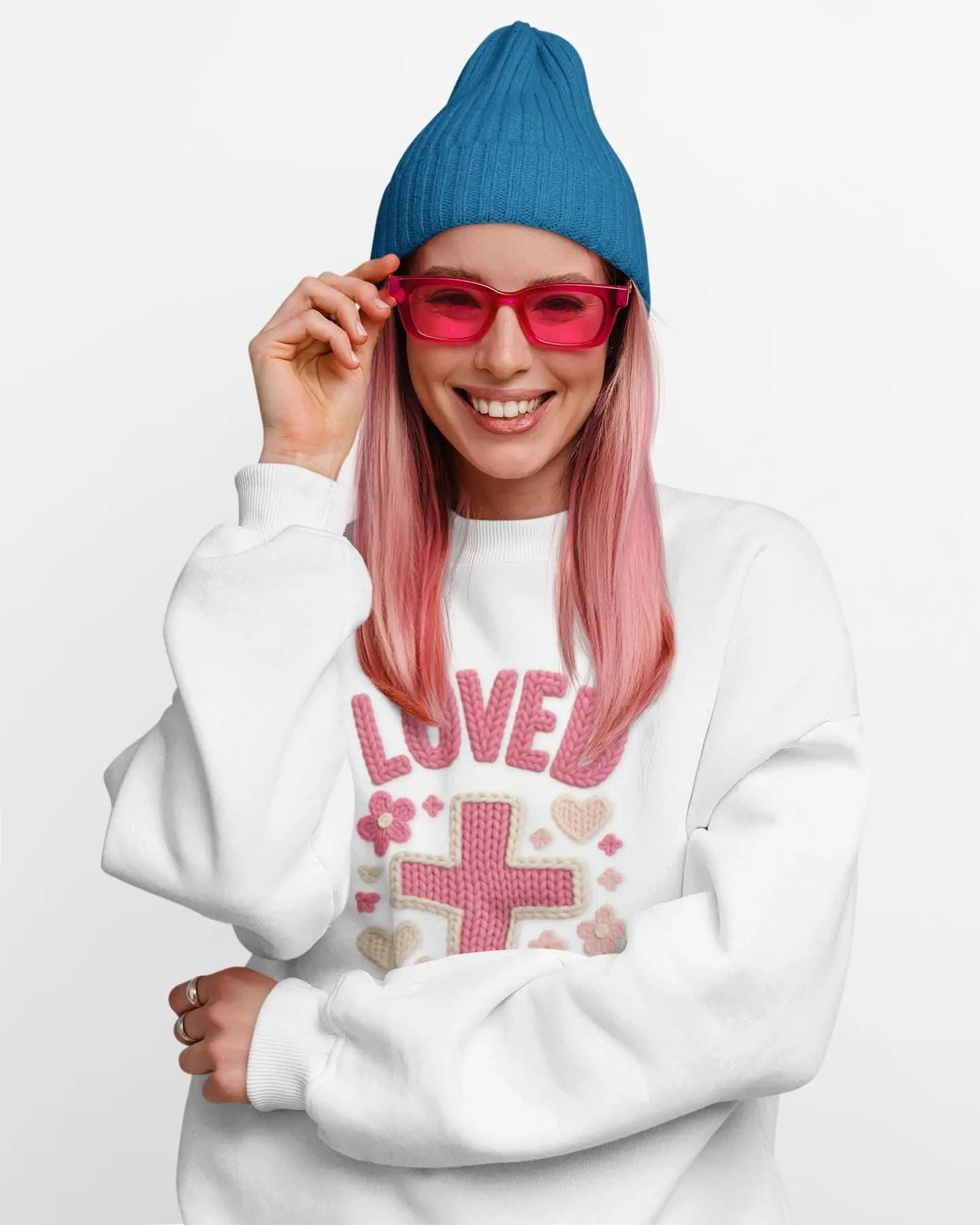 Loved Called Chosen Christian Sweatshirt, Valentine Faith Crewneck, Scripture Inspired Valentine Shirt, Christian Gift for Her