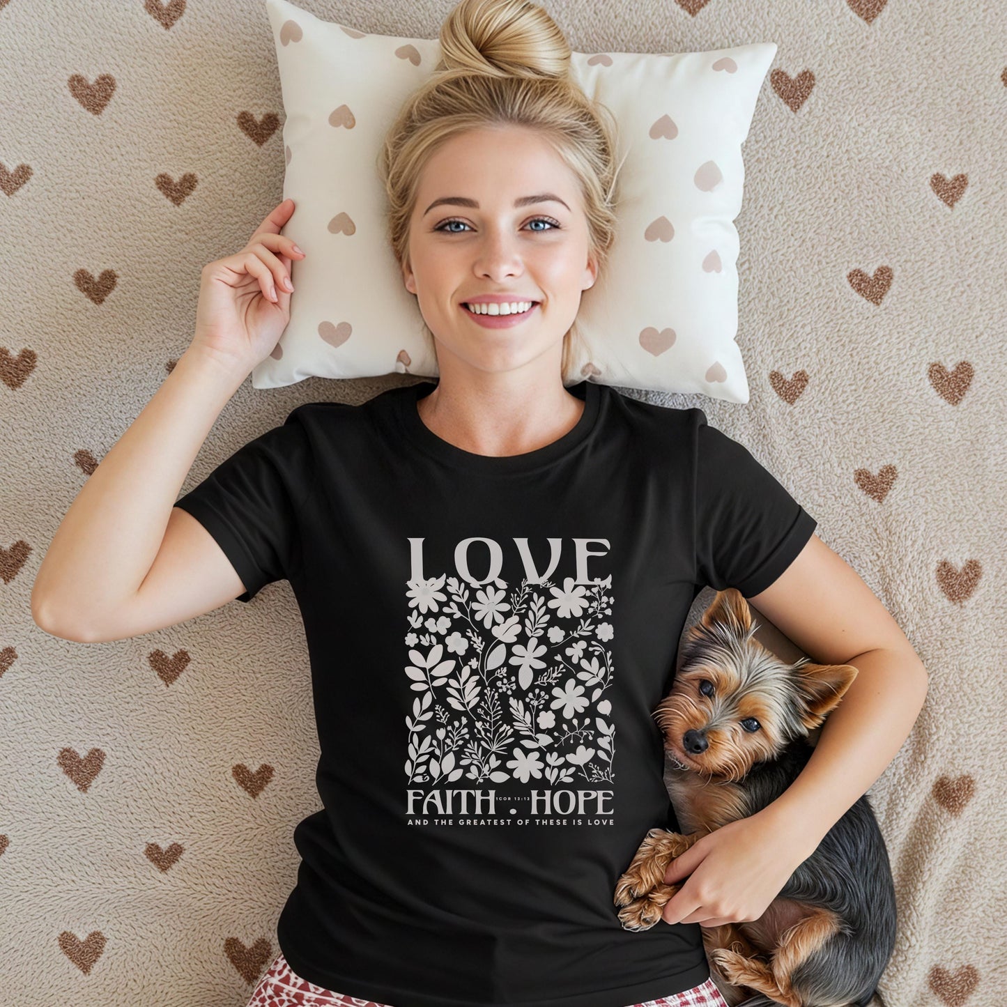 Christian Valentine's Day T-Shirt, Religious Valentine Shirt, God Is Love Shirt, Jesus Lover Crewneck, Floral Christian Valentine Tee