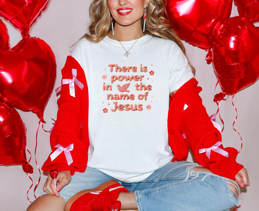 Comfort Colors Jesus T-Shirt | Christian Valentine Faith Tee | Religious Valentine Shirt | Christian Gift for Her | Cute Church Apparel