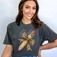 Christian Teacher T Shirt, Christian Back to School Tee, Religious Teacher Gift, Faith Based Teacher Apparel, Leopard Bow Shirt