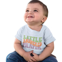 Little Answered Prayer Kids T Shirt, Christian Toddler Tee, Faith Based Kids Shirt, Retro Christian Tee, Religious Children Shirt