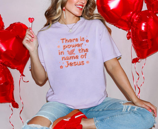 Comfort Colors Jesus T-Shirt | Christian Valentine Faith Tee | Religious Valentine Shirt | Christian Gift for Her | Cute Church Apparel