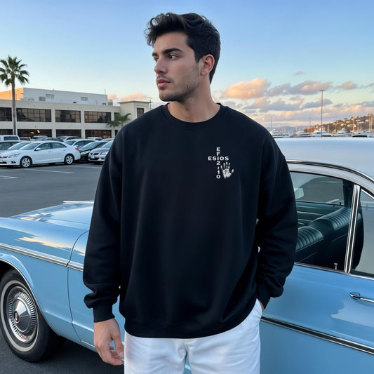 Spanish Faith Christian Crewneck Sweatshirt, Spanish Faith Apparel,Porque Tú Eres Handprint Sweatshirt