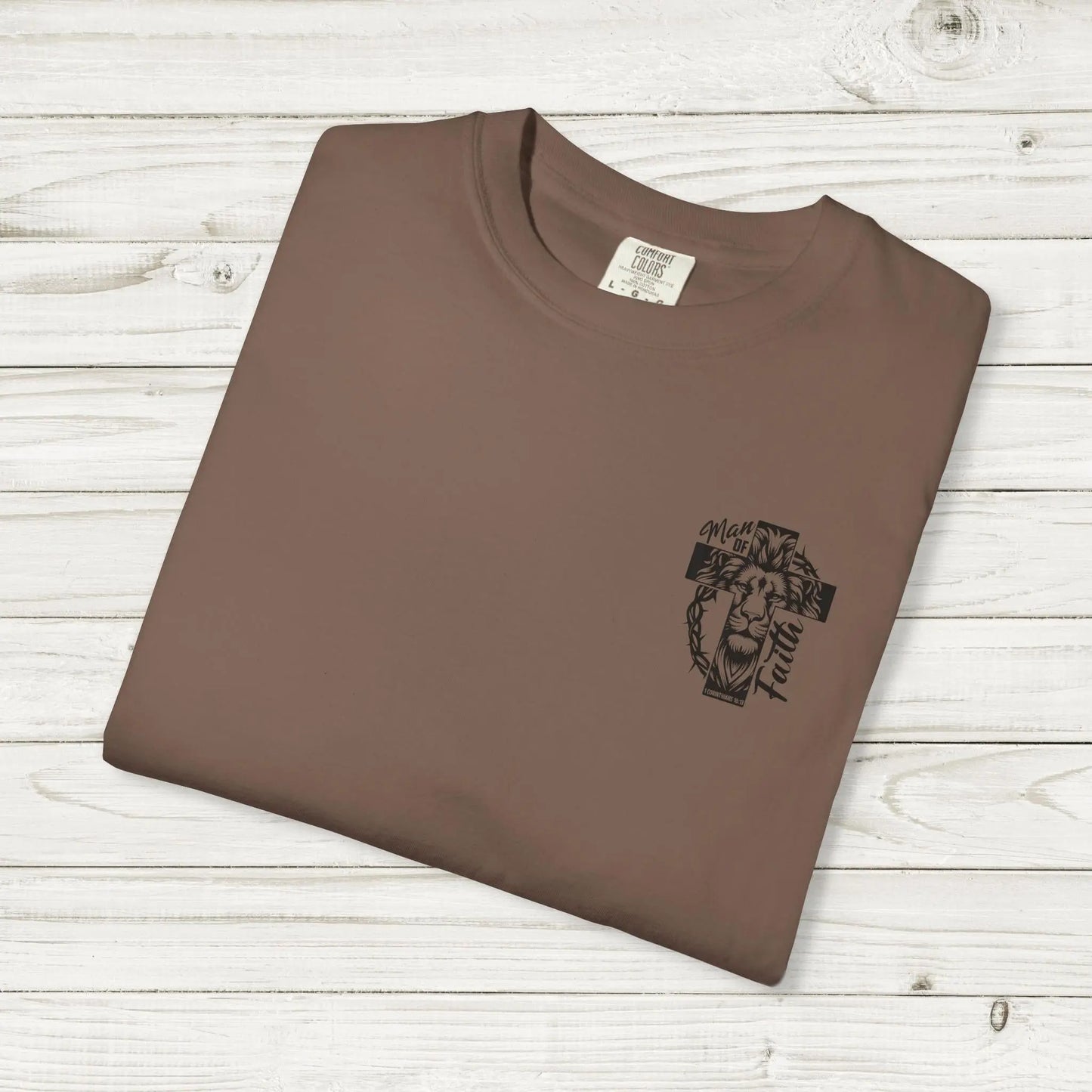 Mens Christian Comfort Colors | Psalm 23 Shirt | Christian Dad Gift | Youth Pastor Leaving Gift