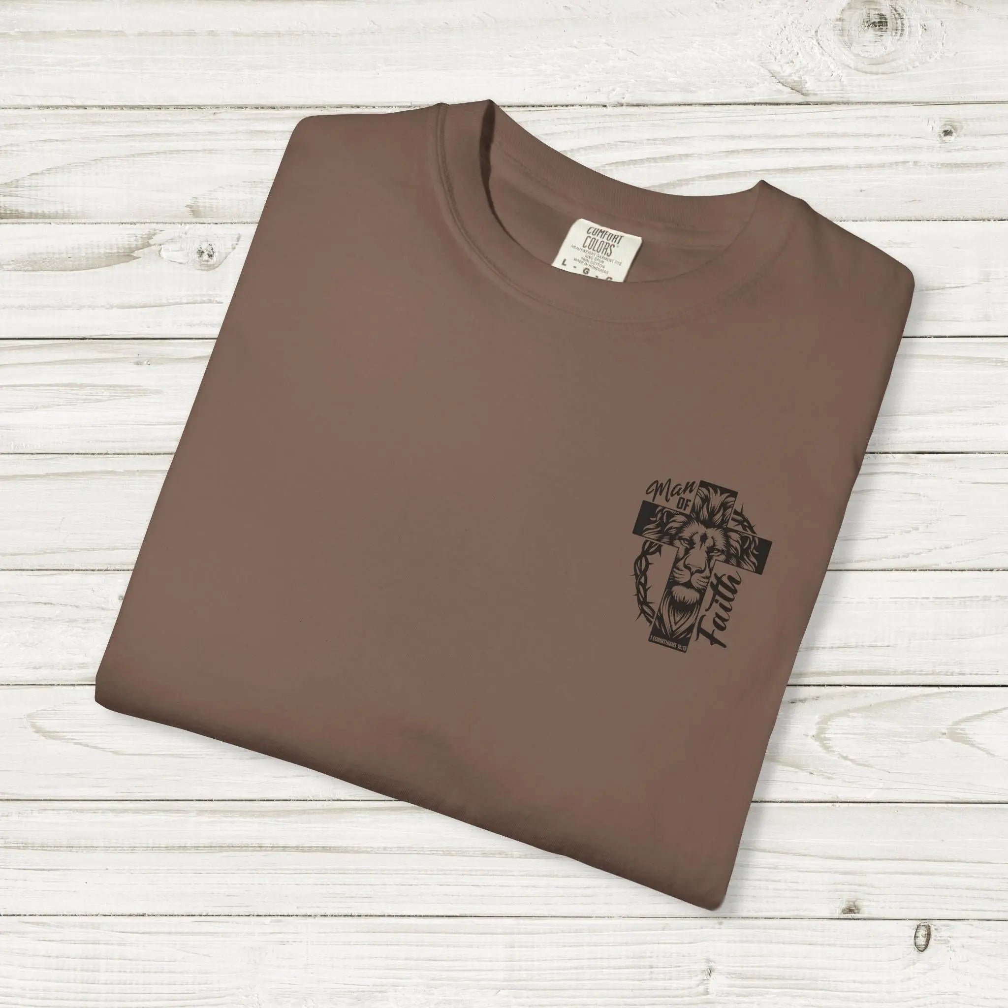 Mens Christian Comfort Colors | Psalm 23 Shirt | Christian Dad Gift | Youth Pastor Leaving Gift