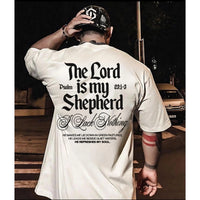 Mens Christian Comfort Colors | Psalm 23 Shirt | Christian Dad Gift | Youth Pastor Leaving Gift