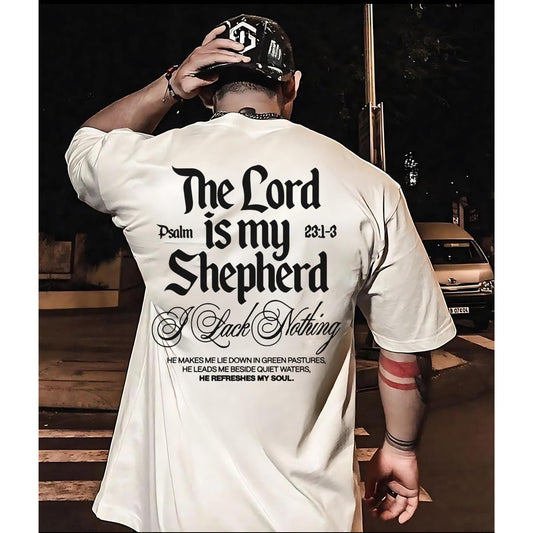 Mens Christian Comfort Colors | Psalm 23 Shirt | Christian Dad Gift | Youth Pastor Leaving Gift