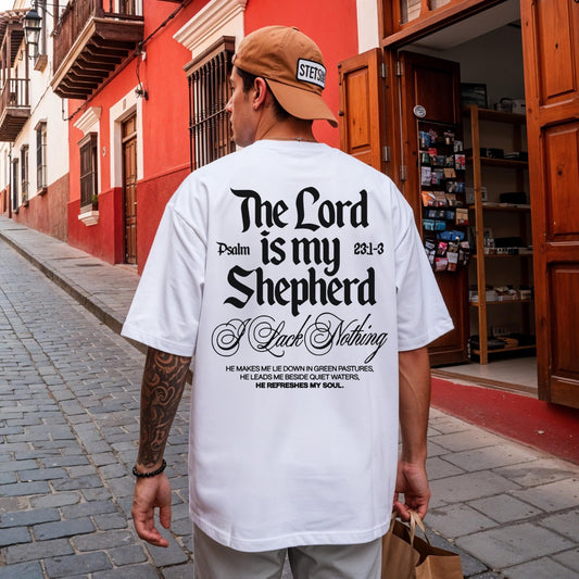 Mens Christian Comfort Colors | Psalm 23 Shirt | Christian Dad Gift | Youth Pastor Leaving Gift