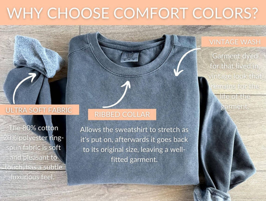 Jesus Faux Patchwork Comfort Colors Sweatshirt, Christian Comfort Colors Faux Patchwork Sweatshirt