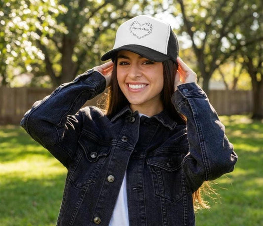 Praise Him Embroidered Hat