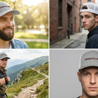 Embroidered Jesus is Lord Snapback Trucker Cap