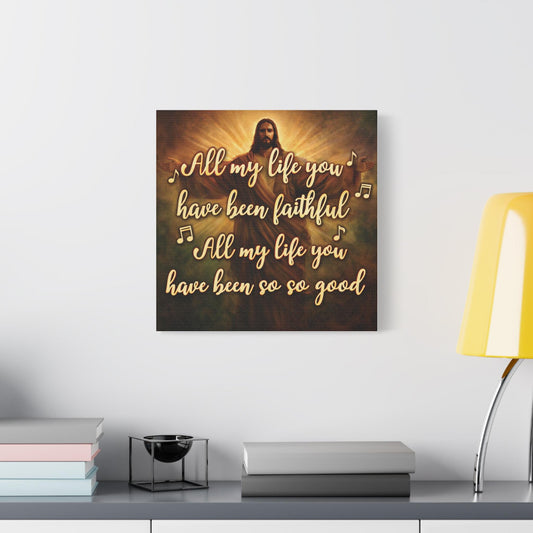 Jesus Wall Art - Christian Canvas Prints - Christian Wall Art - Vintage Scripture Art
