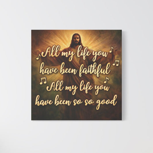 Jesus Wall Art - Christian Canvas Prints - Christian Wall Art - Vintage Scripture Art