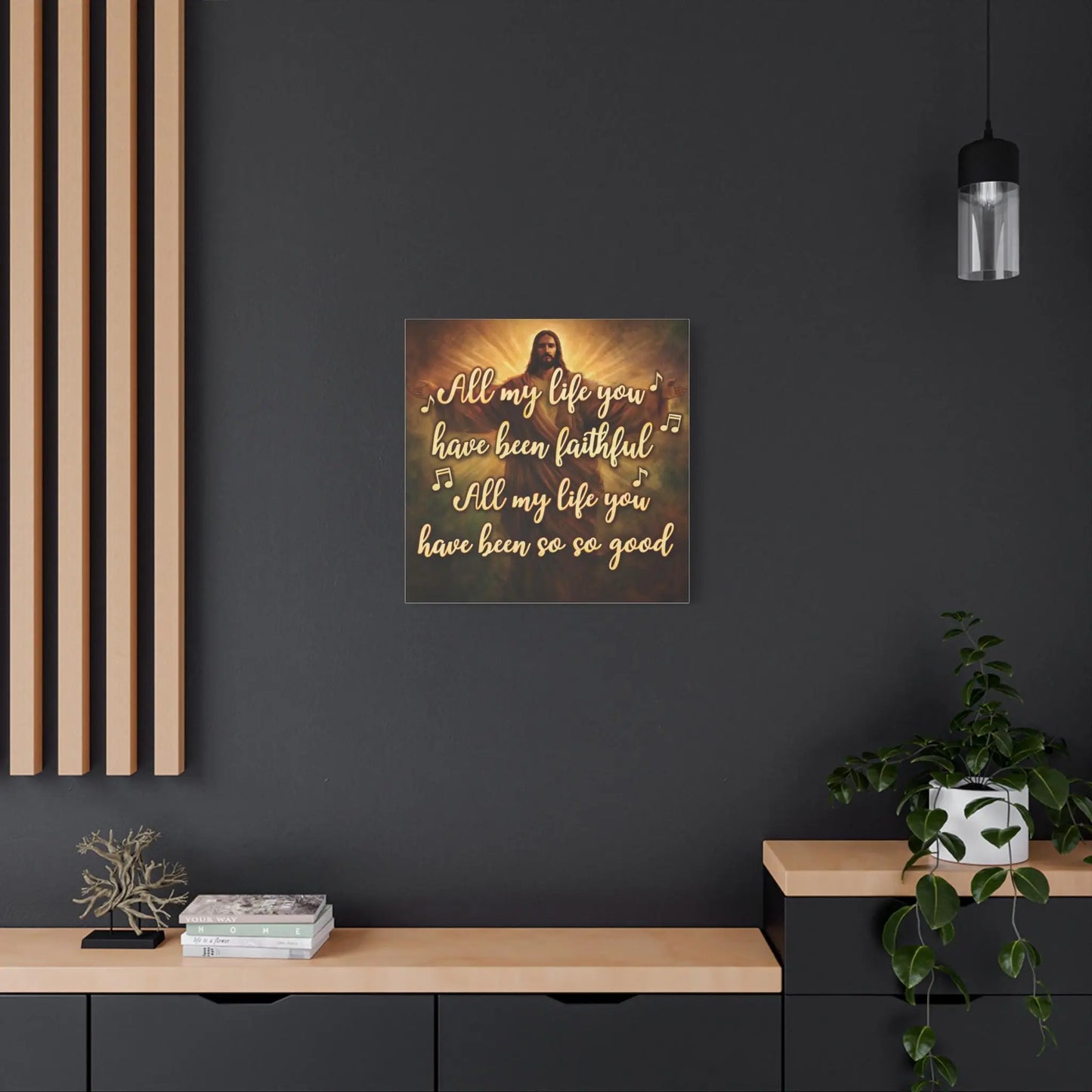 Jesus Wall Art - Christian Canvas Prints - Christian Wall Art - Vintage Scripture Art