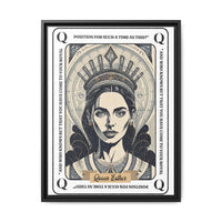 Queen Esther Framed Wall Art Print, For Such a Time as This Bible Verse, Christian Scripture Decor, Inspirational Faith Artwork