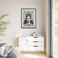 Queen Esther Framed Wall Art Print, For Such a Time as This Bible Verse, Christian Scripture Decor, Inspirational Faith Artwork