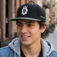 Snapback Christian Cap | Lion of Judah Embroidered Trucker Hat | Gift for Pastor | Christian Hats for Men or Women | Faith Baseball Cap
