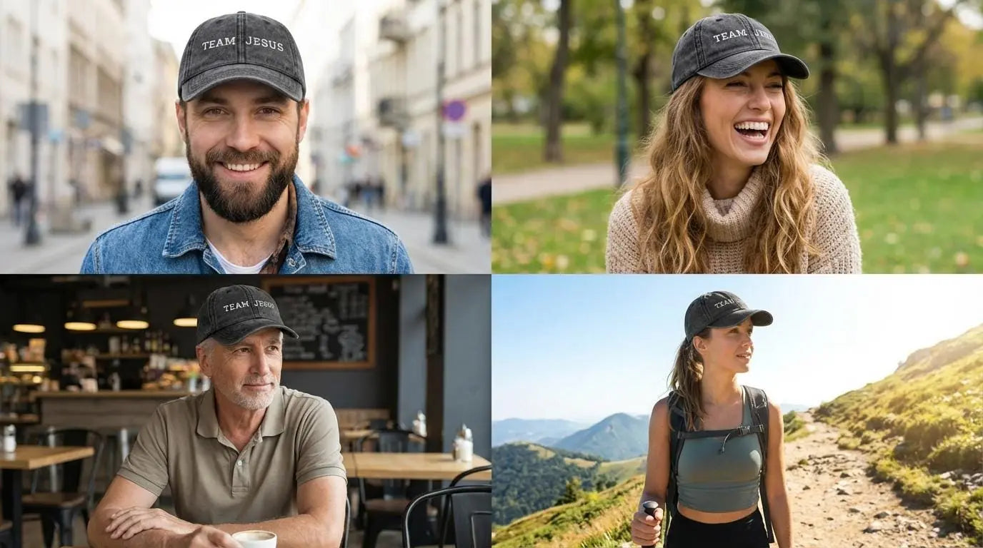 Embroidered Team Jesus Cap