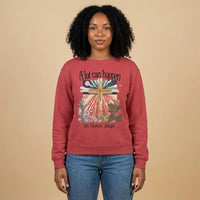 Easter Resurrection Sweatshirt | Womens Christian Faith Apparel | Comfort Colors Faith Crewneck | Easter