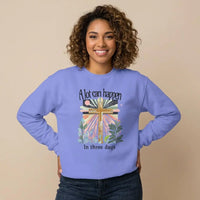 Easter Resurrection Sweatshirt | Womens Christian Faith Apparel | Comfort Colors Faith Crewneck | Easter
