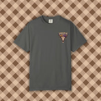 Boho Cow Skull Graphic Tee: Western Christian Country Shirt