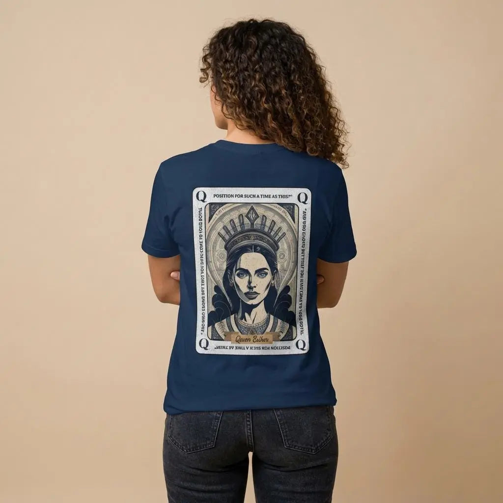 Queen Esther Comfort Colors – Womens Christian Faith Shirt | “For Such a Time as This” Bible Verse Shirt | Esther 4:14 Christian Apparel