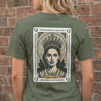 Queen Esther Comfort Colors – Womens Christian Faith Shirt | “For Such a Time as This” Bible Verse Shirt | Esther 4:14 Christian Apparel
