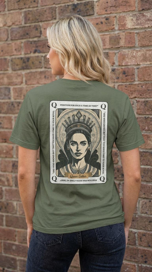 Queen Esther Comfort Colors – Womens Christian Faith Shirt | “For Such a Time as This” Bible Verse Shirt | Esther 4:14 Christian Apparel