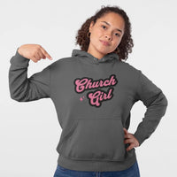 Church Girl Hoodie – Christian Faith Hoodie for Women, Cute Church Sweatshirt, Christian Apparel, Faith Based Hoodie, Religious Gift for Her